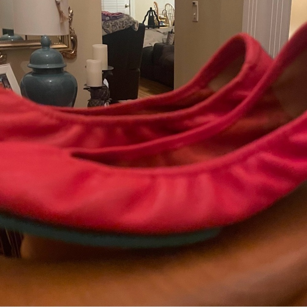 Coral Ballet Flats